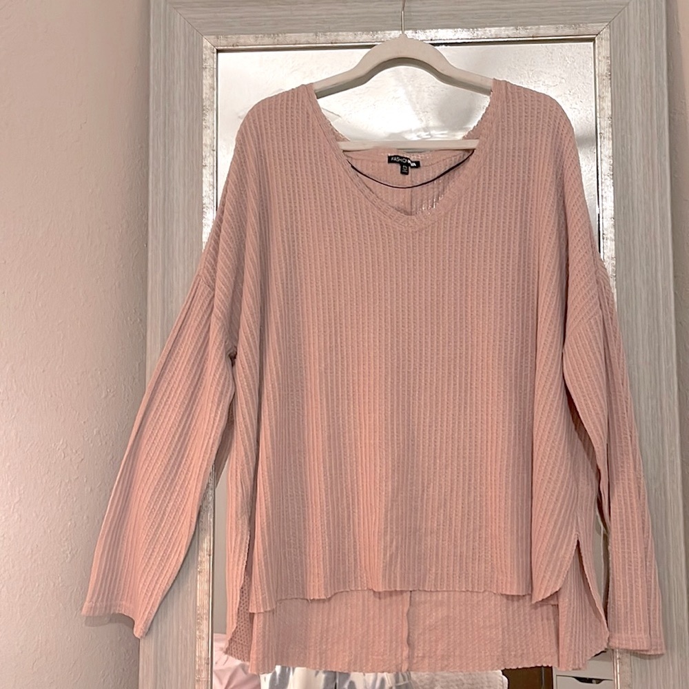 NEW FASHION NOVA WAFFLE KNIT TOP💗